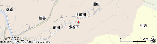 愛知県豊田市寺下町小谷下周辺の地図
