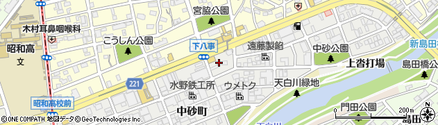 愛知県名古屋市天白区中砂町410周辺の地図