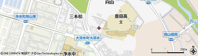 愛知県豊田市伊保町三本松24周辺の地図