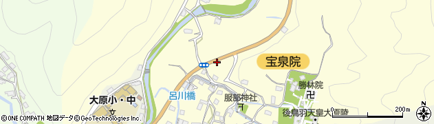 京都府京都市左京区大原勝林院町168周辺の地図