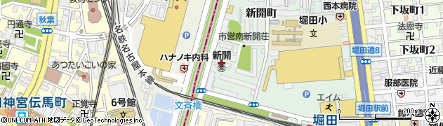 愛知県名古屋市瑞穂区新開町24-119周辺の地図