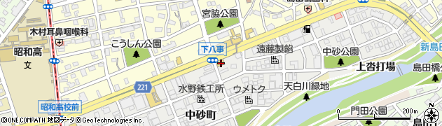 愛知県名古屋市天白区中砂町408周辺の地図