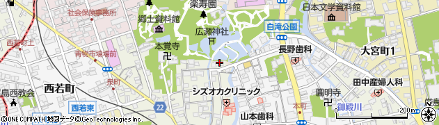 飯嶋周辺の地図