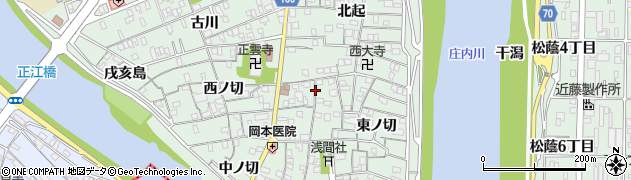 愛知県名古屋市中川区下之一色町北ノ切周辺の地図