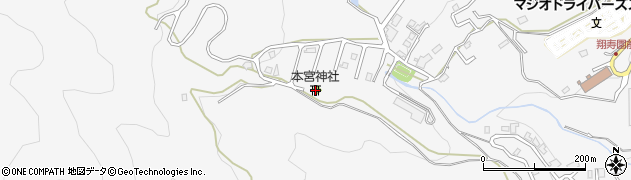 本宮神社周辺の地図