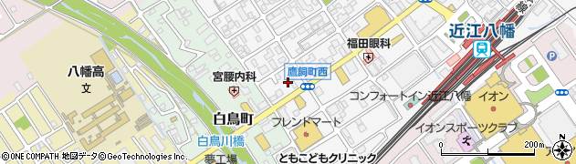 やきとり良 近江八幡店周辺の地図