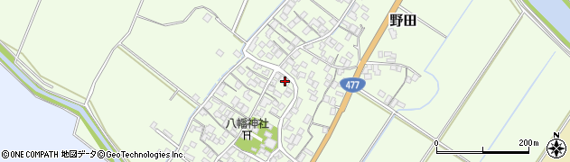 滋賀県野洲市野田1770周辺の地図