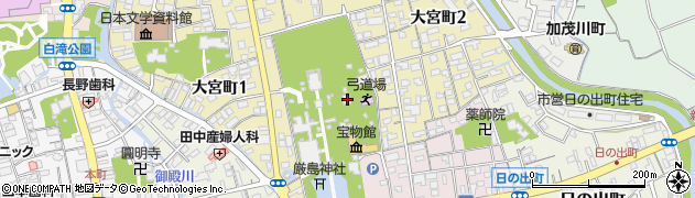 三嶋大社売店周辺の地図