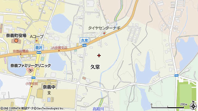 〒708-1311 岡山県勝田郡奈義町久常の地図