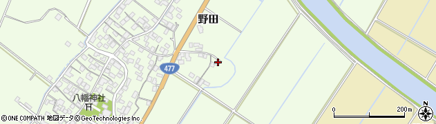 滋賀県野洲市野田1606周辺の地図