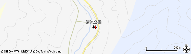 愛知県設楽町（北設楽郡）東納庫（長尾）周辺の地図