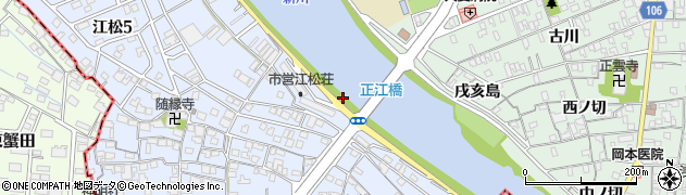 愛知県名古屋市中川区富田町大字江松（訳裏）周辺の地図