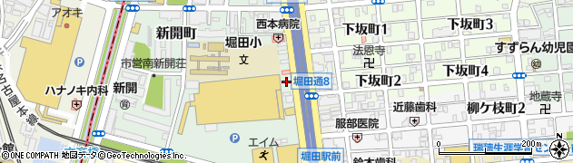 愛知県名古屋市瑞穂区新開町24-47周辺の地図