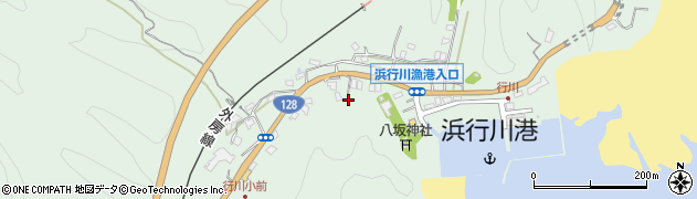 千葉県勝浦市浜行川428周辺の地図
