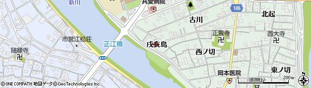 愛知県名古屋市中川区下之一色町（戌亥島）周辺の地図