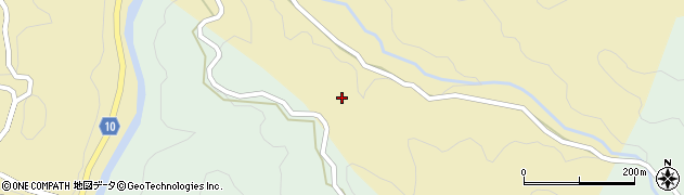 愛知県設楽町（北設楽郡）八橋（入）周辺の地図