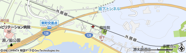千葉県鴨川市東元浜荻飛地周辺の地図