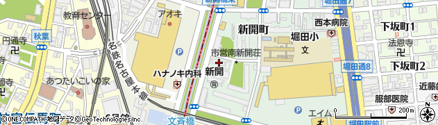 愛知県名古屋市瑞穂区新開町24-123周辺の地図