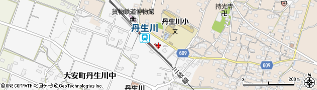 丹生川駅周辺の地図