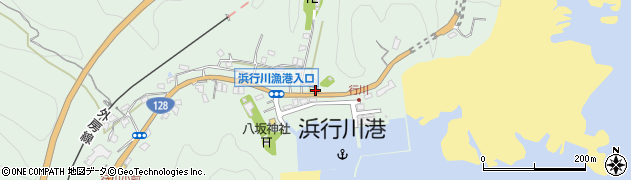 千葉県勝浦市浜行川169周辺の地図