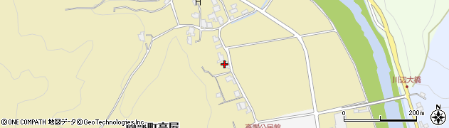 京都府南丹市園部町高屋（大日前）周辺の地図