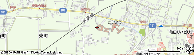 千葉県鴨川市東町608周辺の地図