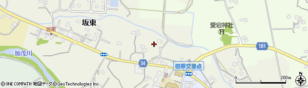 千葉県鴨川市坂東周辺の地図