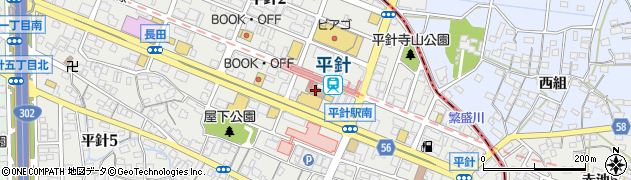 名古屋平針郵便局周辺の地図