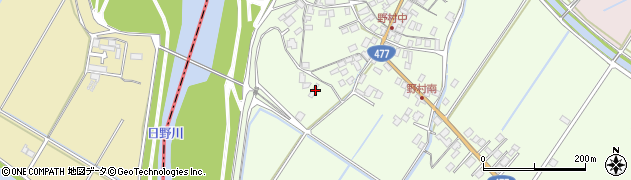 滋賀県近江八幡市野村町3153周辺の地図