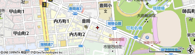 愛知県名古屋市瑞穂区豊岡通3丁目35周辺の地図