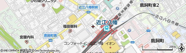 魚民 近江八幡北口駅前店周辺の地図