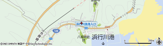 千葉県勝浦市浜行川197周辺の地図