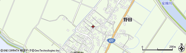 滋賀県野洲市野田1680周辺の地図