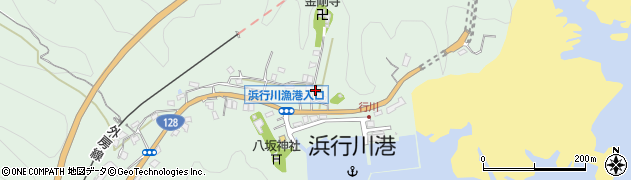 千葉県勝浦市浜行川159周辺の地図