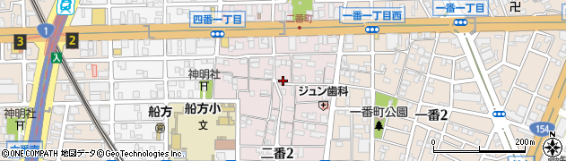 愛知県名古屋市熱田区二番周辺の地図