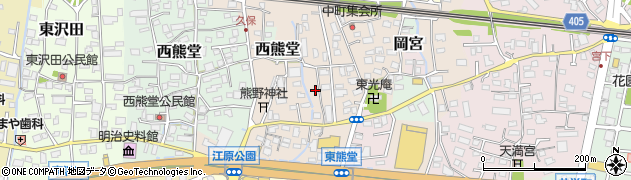 静岡県沼津市東熊堂44周辺の地図