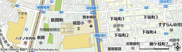 愛知県名古屋市瑞穂区新開町24-41周辺の地図