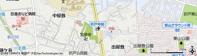 折戸寺脇周辺の地図