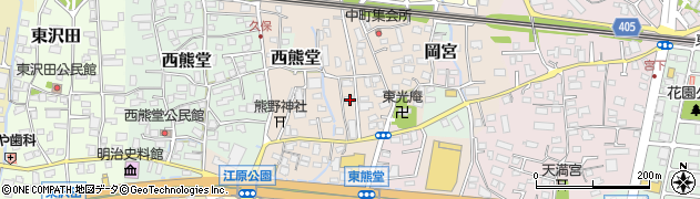 静岡県沼津市東熊堂40周辺の地図