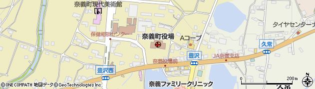 奈義町役場　地域整備課周辺の地図