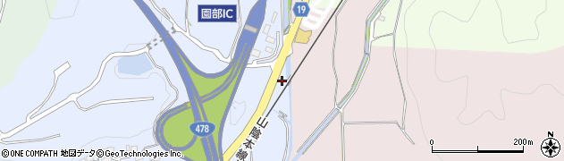 京都府南丹市園部町内林町（下鴻ケ下）周辺の地図