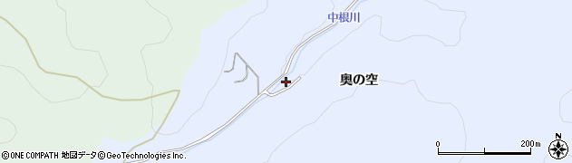 愛知県豊田市野口町奥の空周辺の地図