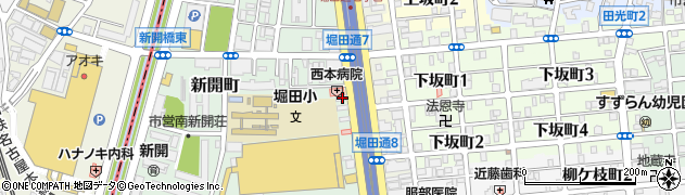 愛知県名古屋市瑞穂区新開町24-40周辺の地図