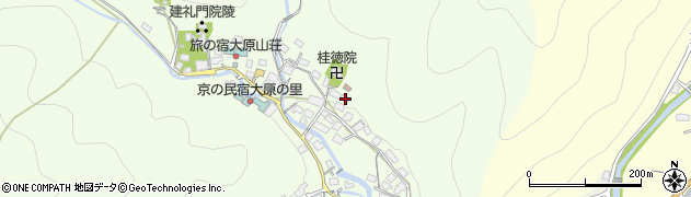 京都府京都市左京区大原草生町78周辺の地図