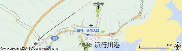 千葉県勝浦市浜行川183周辺の地図