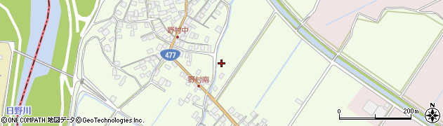 滋賀県近江八幡市野村町3354周辺の地図