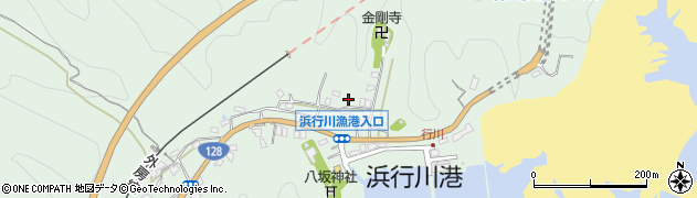 千葉県勝浦市浜行川184周辺の地図