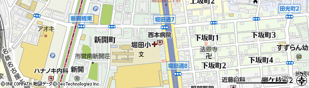 愛知県名古屋市瑞穂区新開町24-34周辺の地図