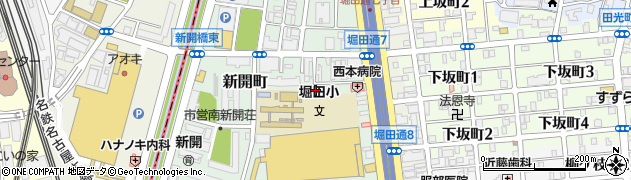 愛知県名古屋市瑞穂区新開町24-27周辺の地図