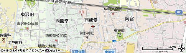 静岡県沼津市東熊堂46周辺の地図